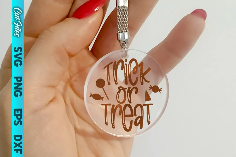 Trick or Treat Circle SVG Cut File
