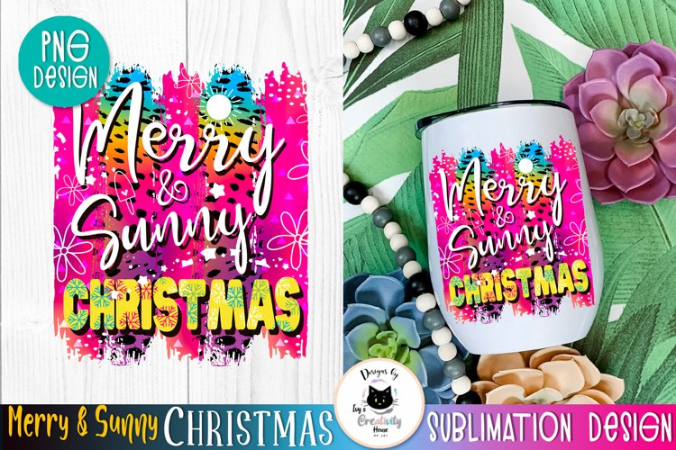 Christmas In July Sublimation Design example image 1