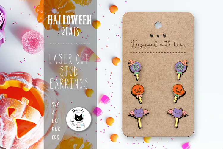 Cute Halloween Jewelry | Spooky Season Stud Earrings