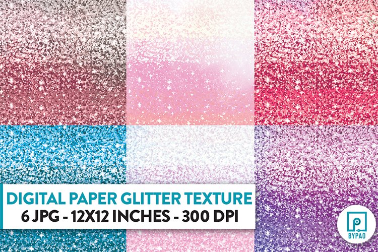 Digital Paper Glitter Texture