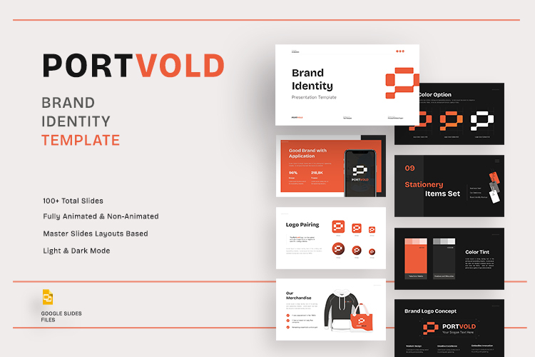 Portvold - Brand Identity Google Slides Presentation