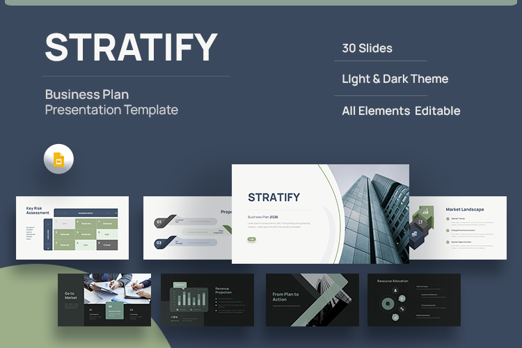 Stratify - Business Plan Google Slides Template