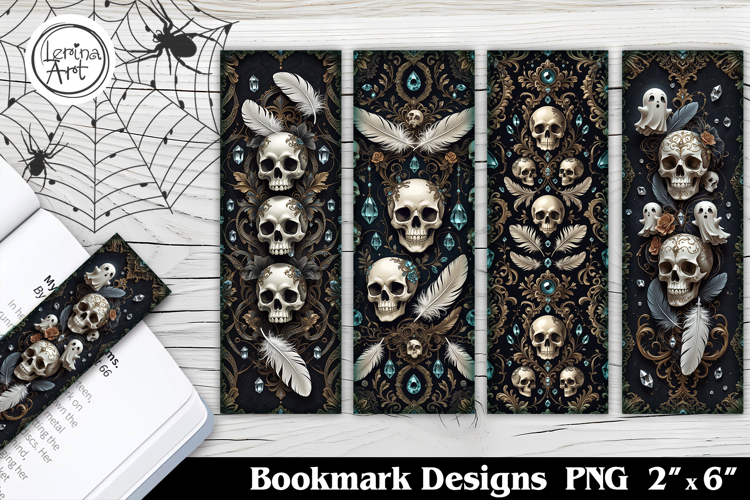 Ghosts Printable Bookmark 4 PNG
