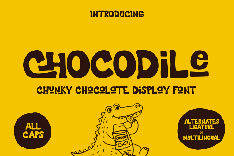 Chocodile - Fun Snack Typeface