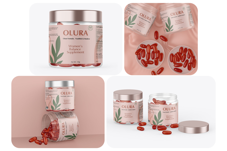 Gummies Jar Mockup Set