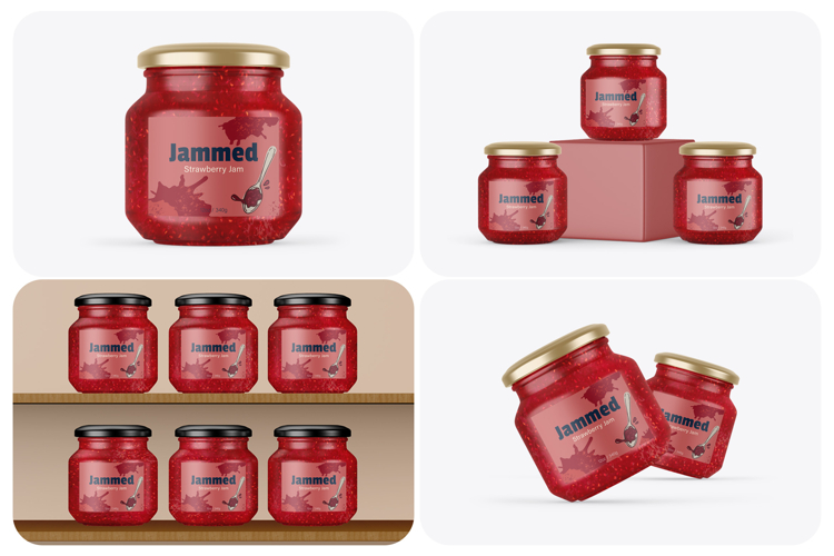 Jam Jar Mockups