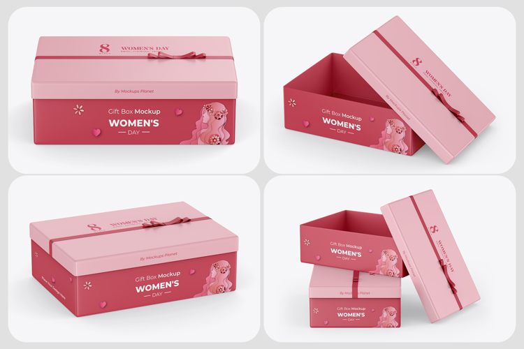 Gift Boxes Mockups
