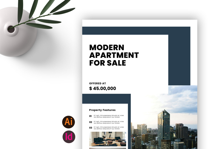 Apartment Flyer Template Design