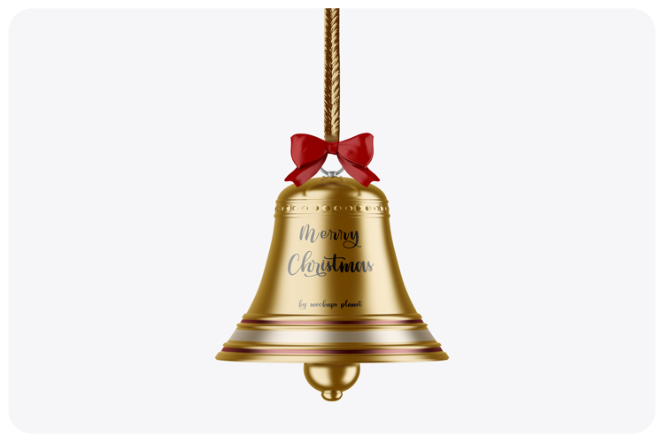 Christmas Bell Mockup