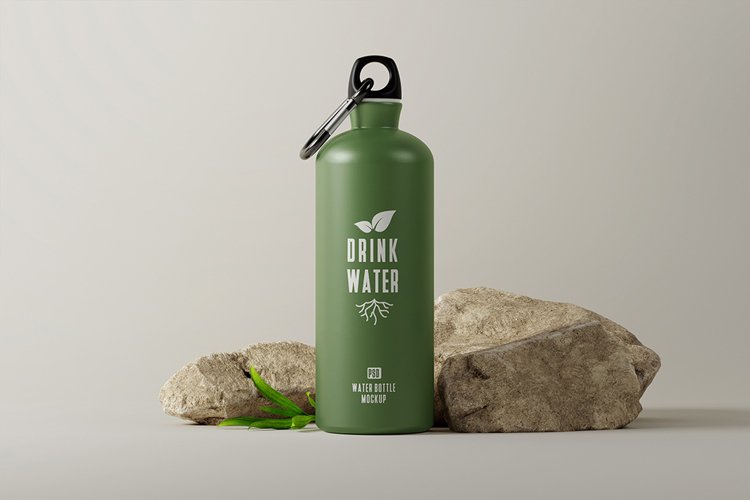 Traveler Water Bottle Mockup example image 1