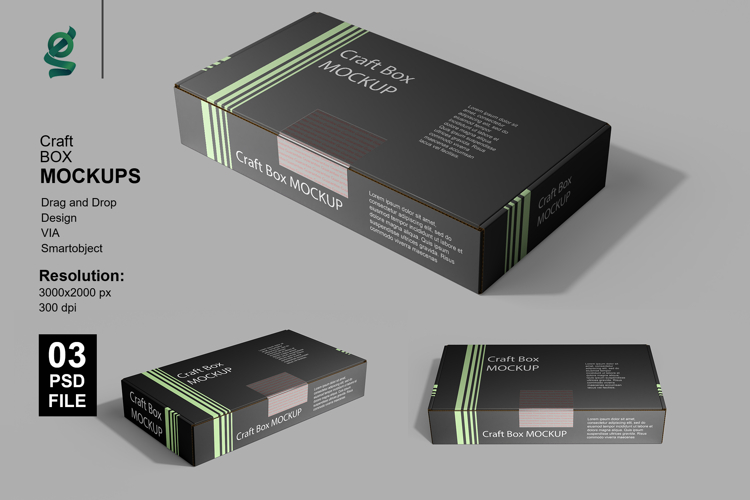 Craft Box Mockups