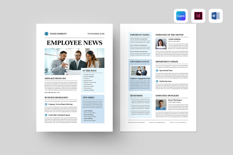 Business Newsletter Template Image 11