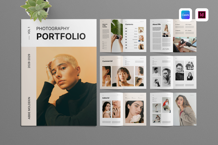 Photography Portfolio | Canva & InDesign
