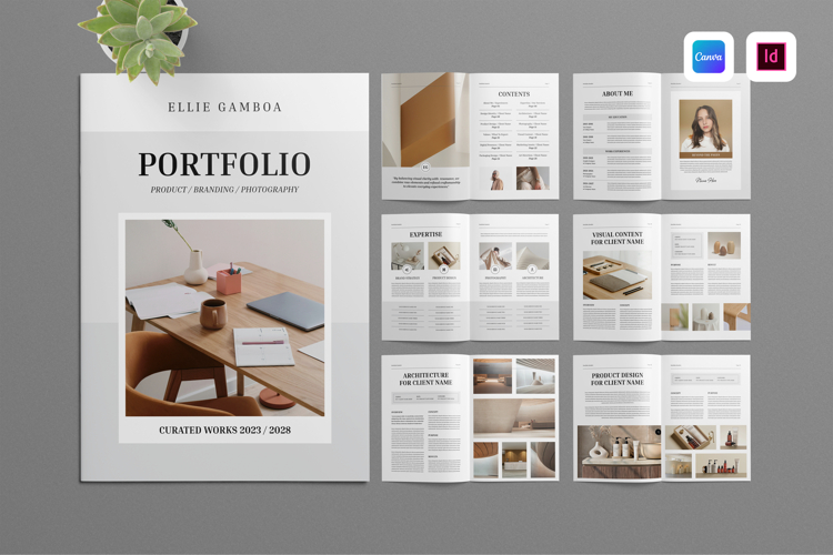 Canva Portfolio Template
