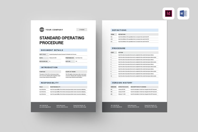 Standard Operating Procedure (2460746)
