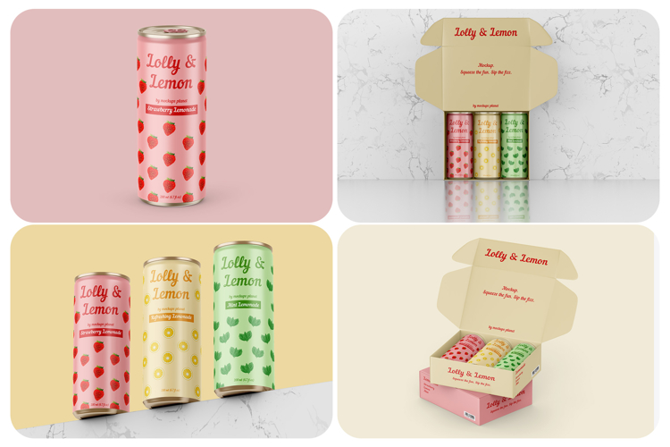 Soda Can Mockups