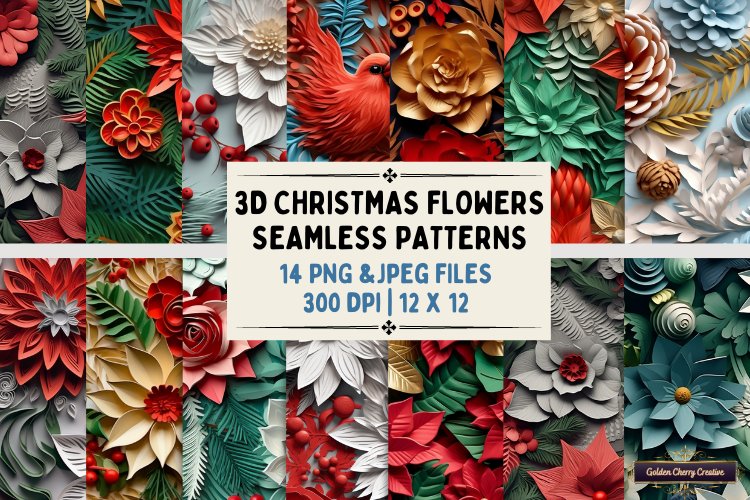 Christmas Seamless Pattern Image 19