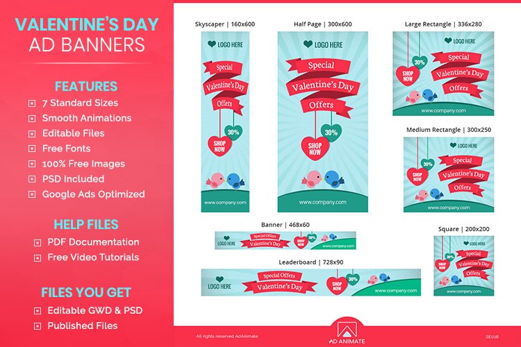 Shopping   E-commerce | Valentine Sale Banner - SE016