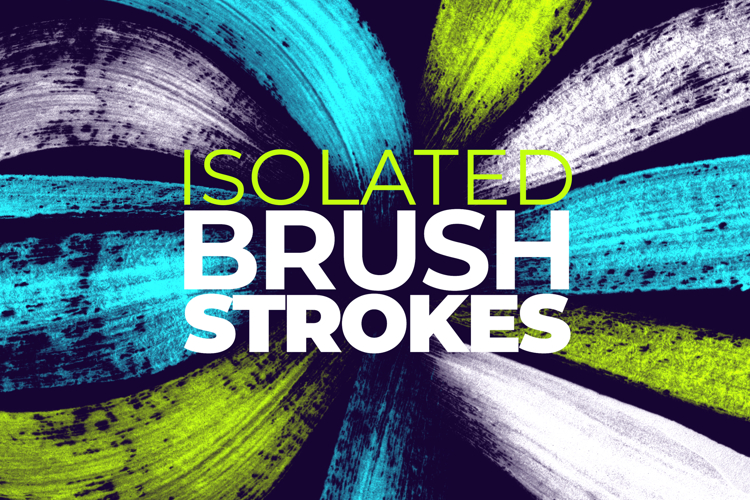 Isolated Brush Strokes