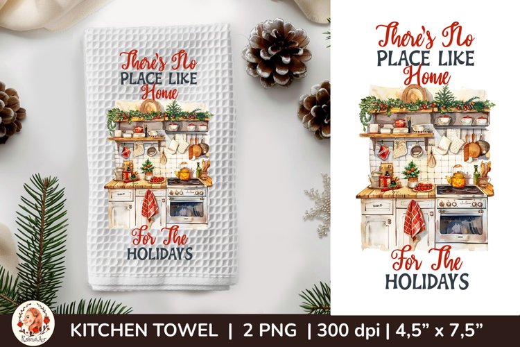 Kitchen Towel Sublimation, Christmas Sublimation, Dish Towel