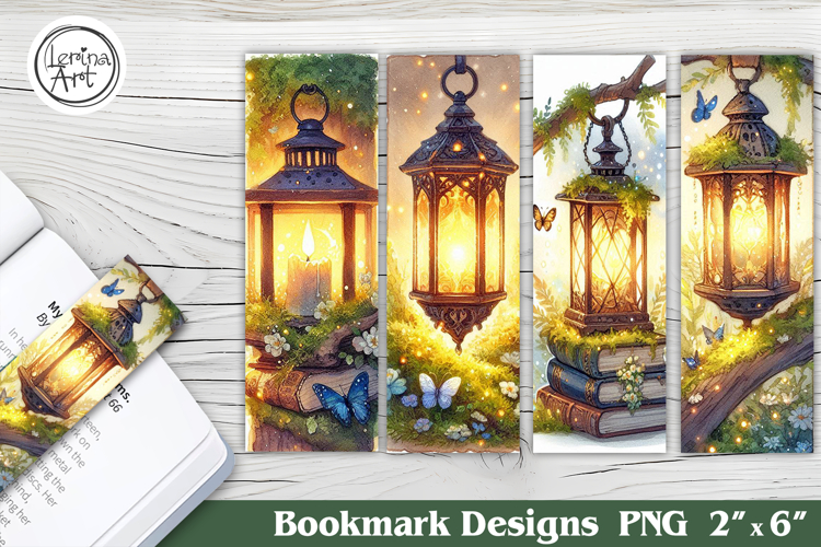 Lantern Printable Bookmark 4 PNG