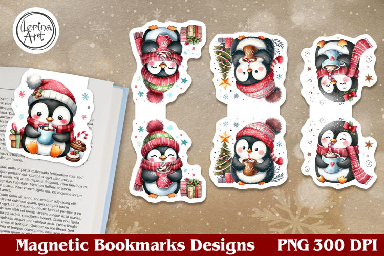 Christmas Penguin Clipart Image 9
