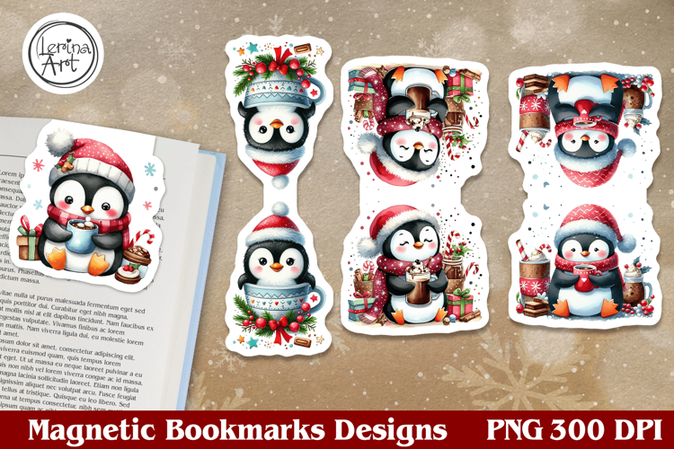 Christmas Penguin Clipart Image 11