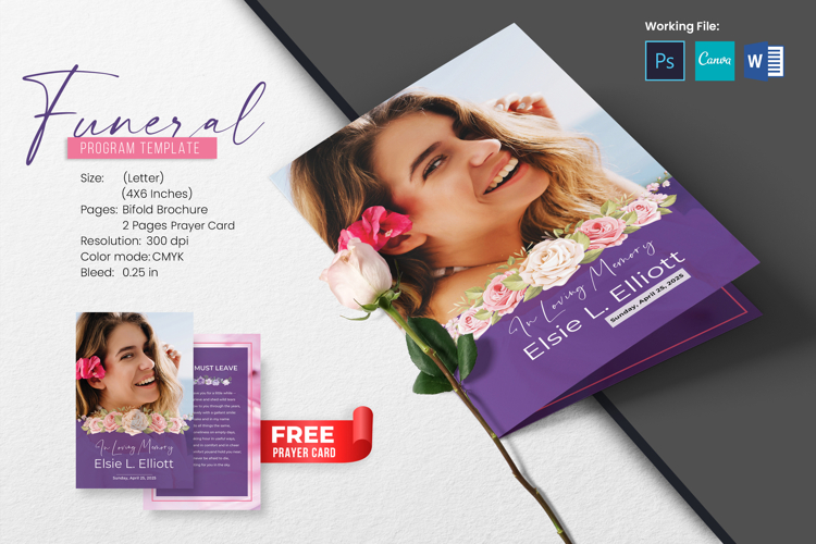 Funeral Brochure Template Image 4