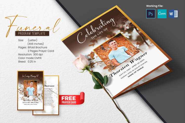 Funeral Brochure Template Image 14