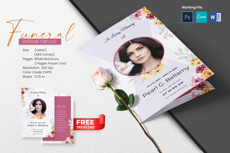 Funeral Brochure Template Image 3