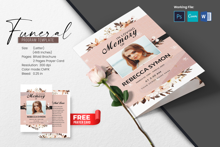 Funeral Brochure Template Image 10