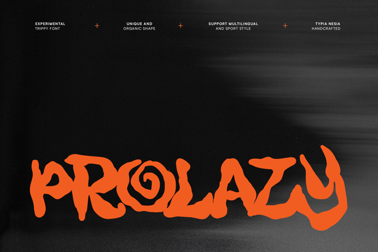 Prolazy - Experimental Irregular Graffiti Font