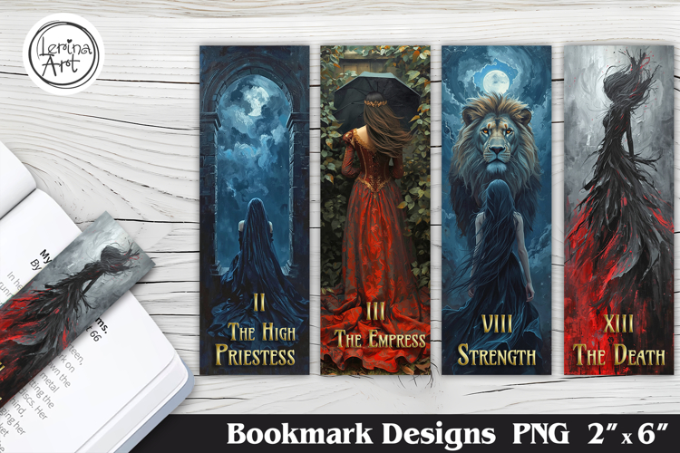 Gothic Tarot Bookmarks |Mystical Witchy Book Accessories