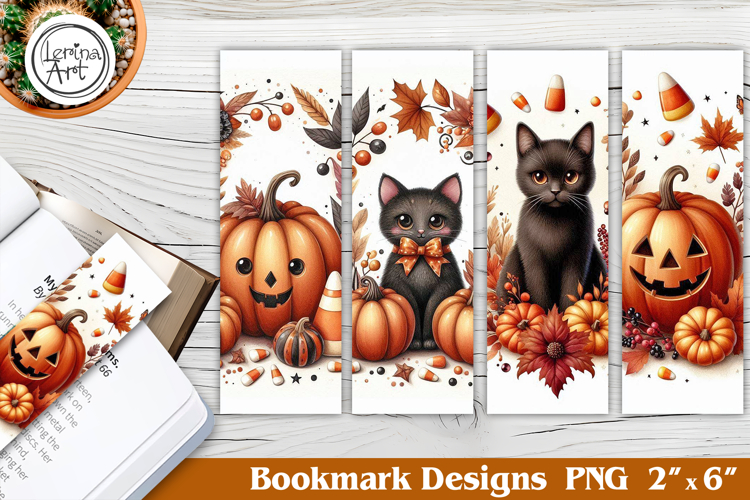 Halloween Printable Bookmark 4 PNG