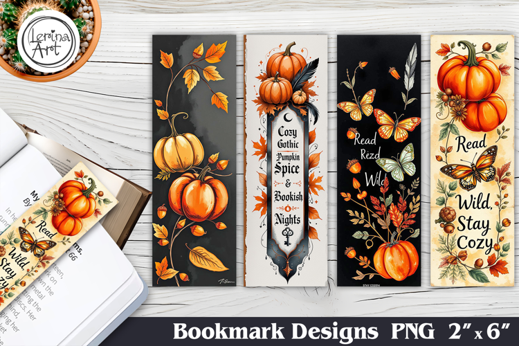 Fall Printable Bookmark 4 PNG