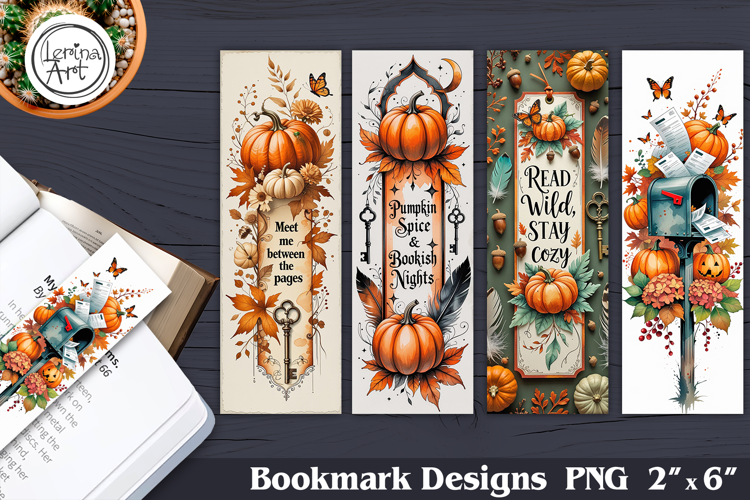 Fall Printable Bookmark 4 PNG