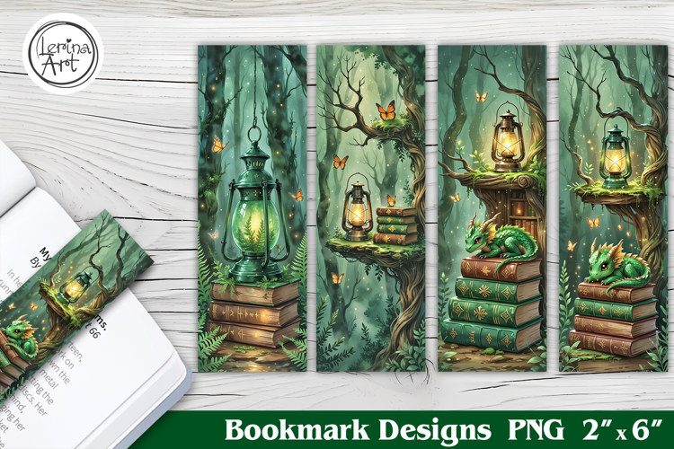 Dragon Printable Bookmark 4 PNG