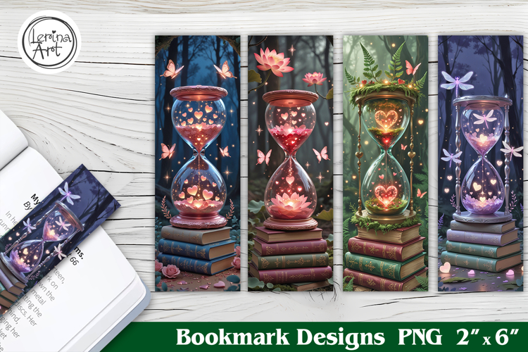 Magic Hourglass Printable Bookmark 4 PNG