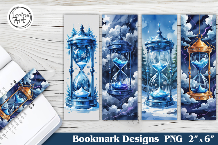 Magic Hourglass Printable Bookmark 4 PNG