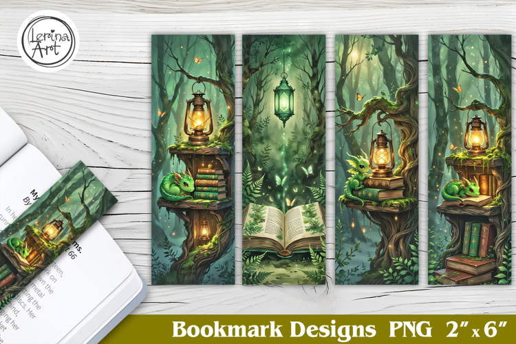 Dragon Printable Bookmark 4 PNG