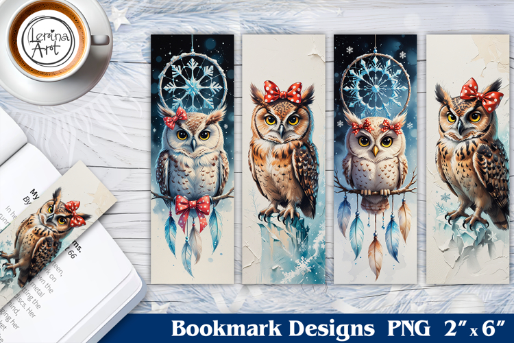 Owl Printable Bookmark 4 PNG / Dreamcatcher