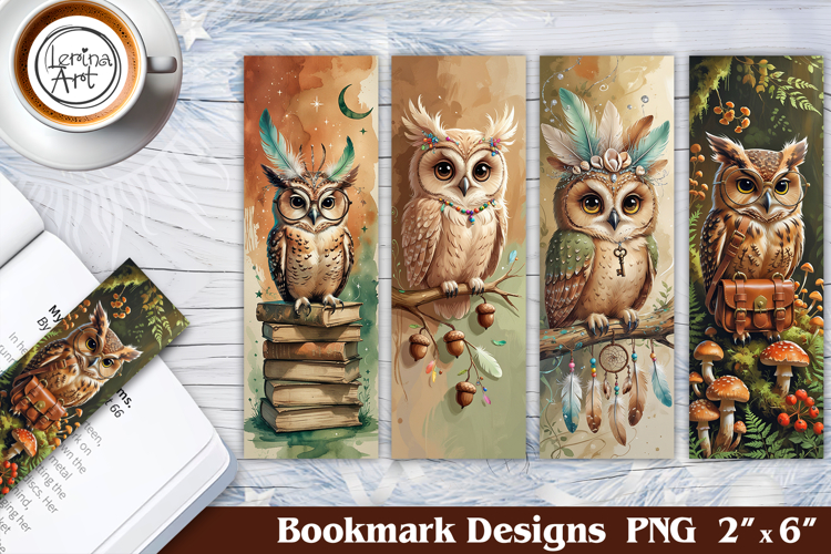 Owl Printable Bookmark 4 PNG / OWL