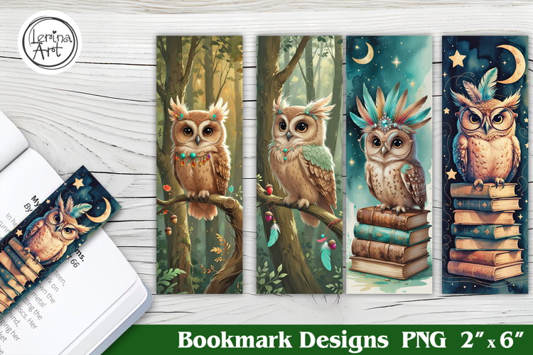Owl Printable Bookmark 4 PNG / OWL