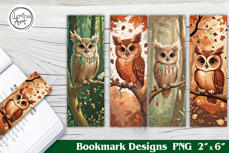 Owl Printable Bookmark 4 PNG / OWL