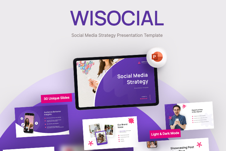Wisocial Social Media Strategy PowerPoint