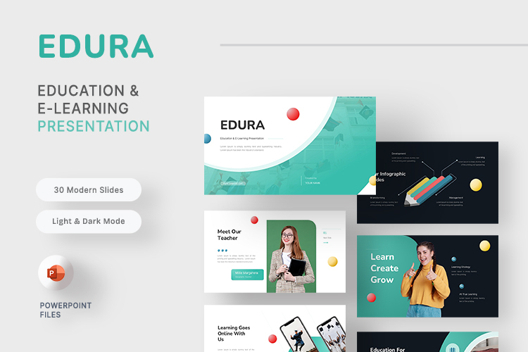Edura - Education & E-Learning PowerPoint