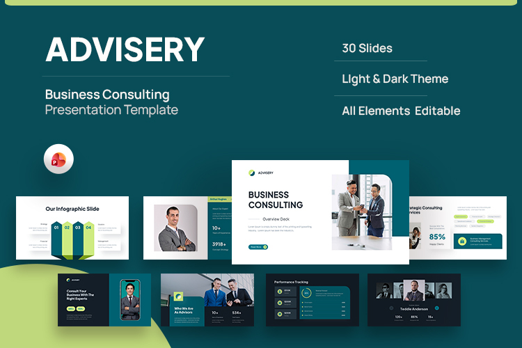 Advisery - Business Consulting PowerPoint