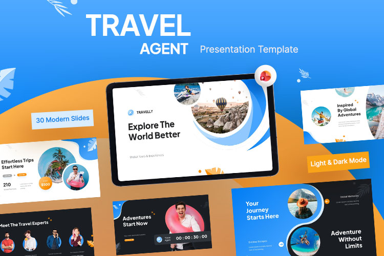 Travelly - Travel Agent PowerPoint Template