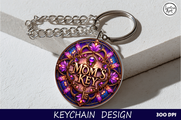 MOM'S KEY / Key Collection. Coaster/keychain PNG