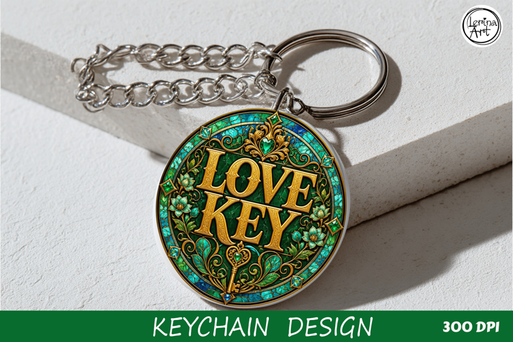 LOVE KEY / Key Collection. Coaster/keychain PNG